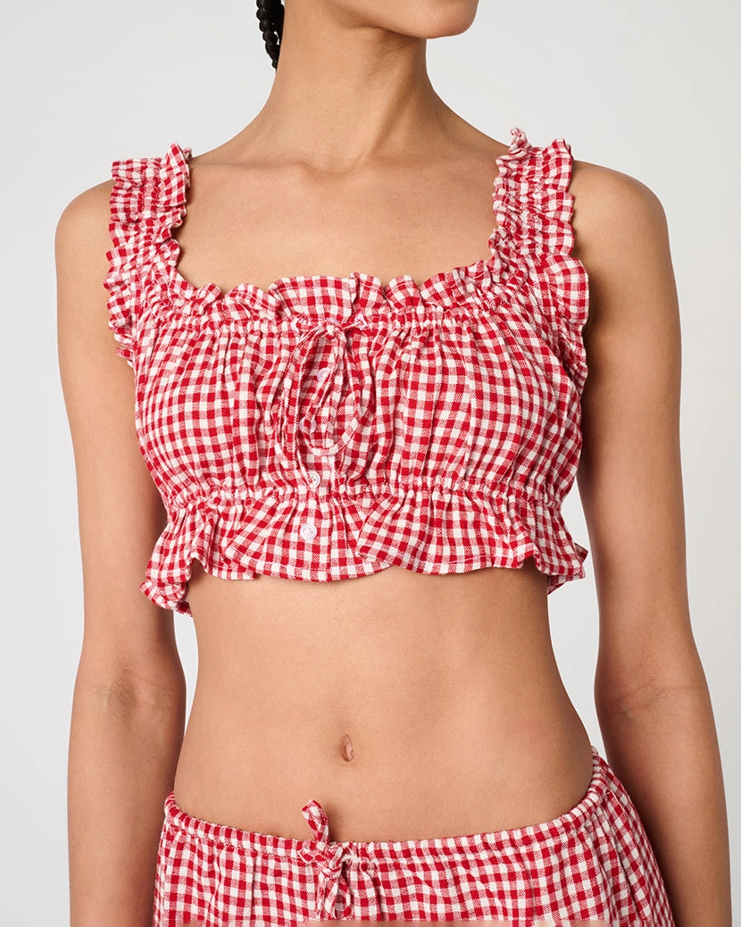 Ruffle Crop Top