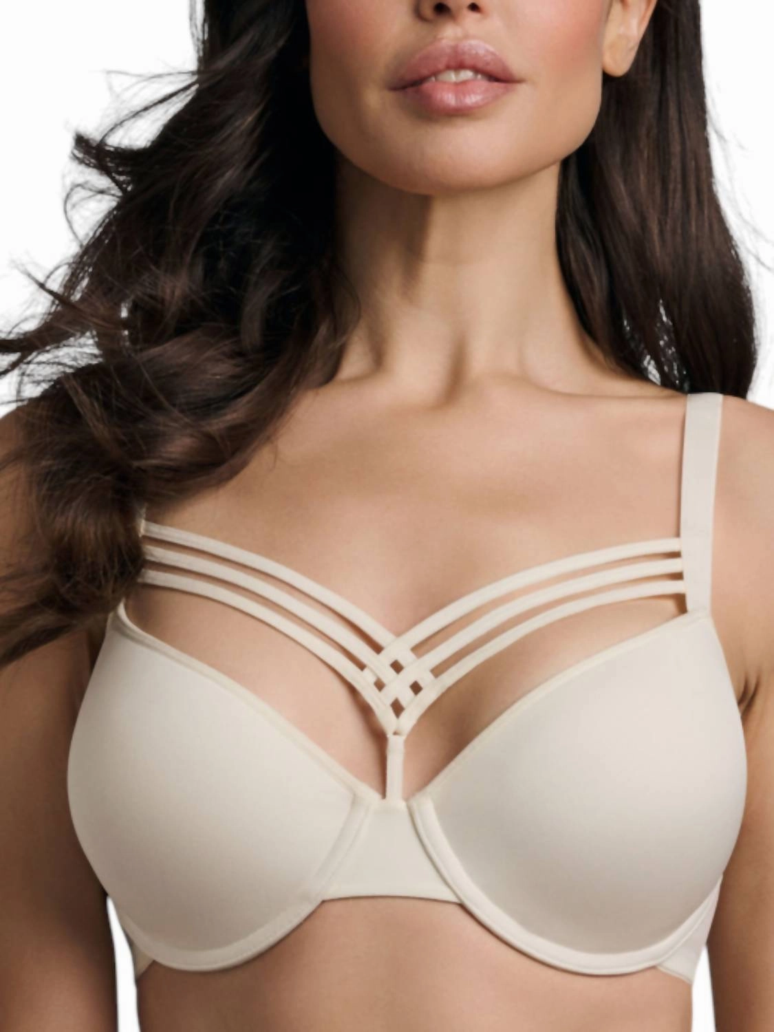 Sale Dame De Paris Padded Plunge Bra In Ivory