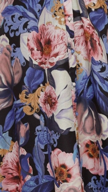 Sammy Button Down Shirt - Azure Donatella