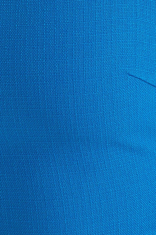 Sapphire Splash High Waisted Wide Leg Pleated Pants