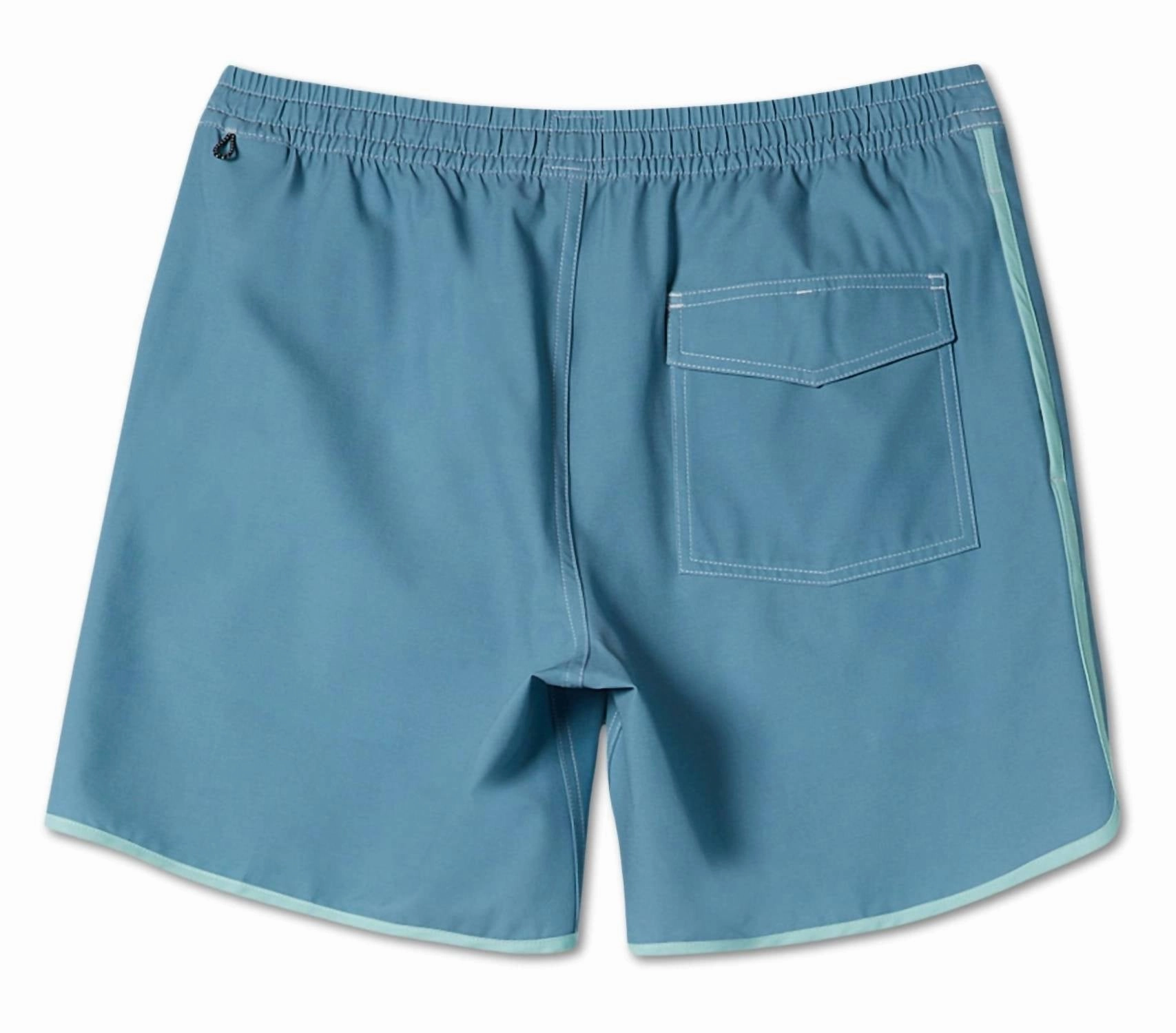 Scallop Hybrid Volley Shorts In Blue Shadow