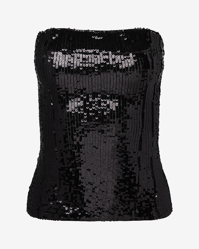 Sequin Corset Top