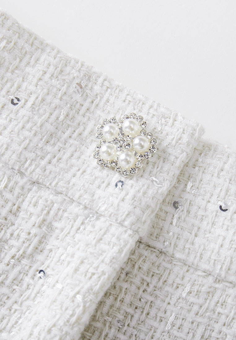 Sequin-detail High-waist Shorts