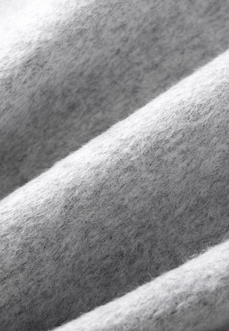 Sequin-detail Lurex-embroidery Maxi-length Wool Coat