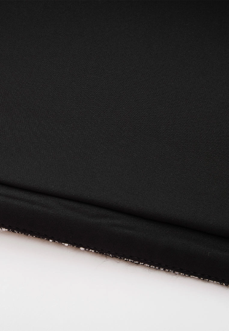 Sequin-detail Sliver-lurex Notch-lapel Cape