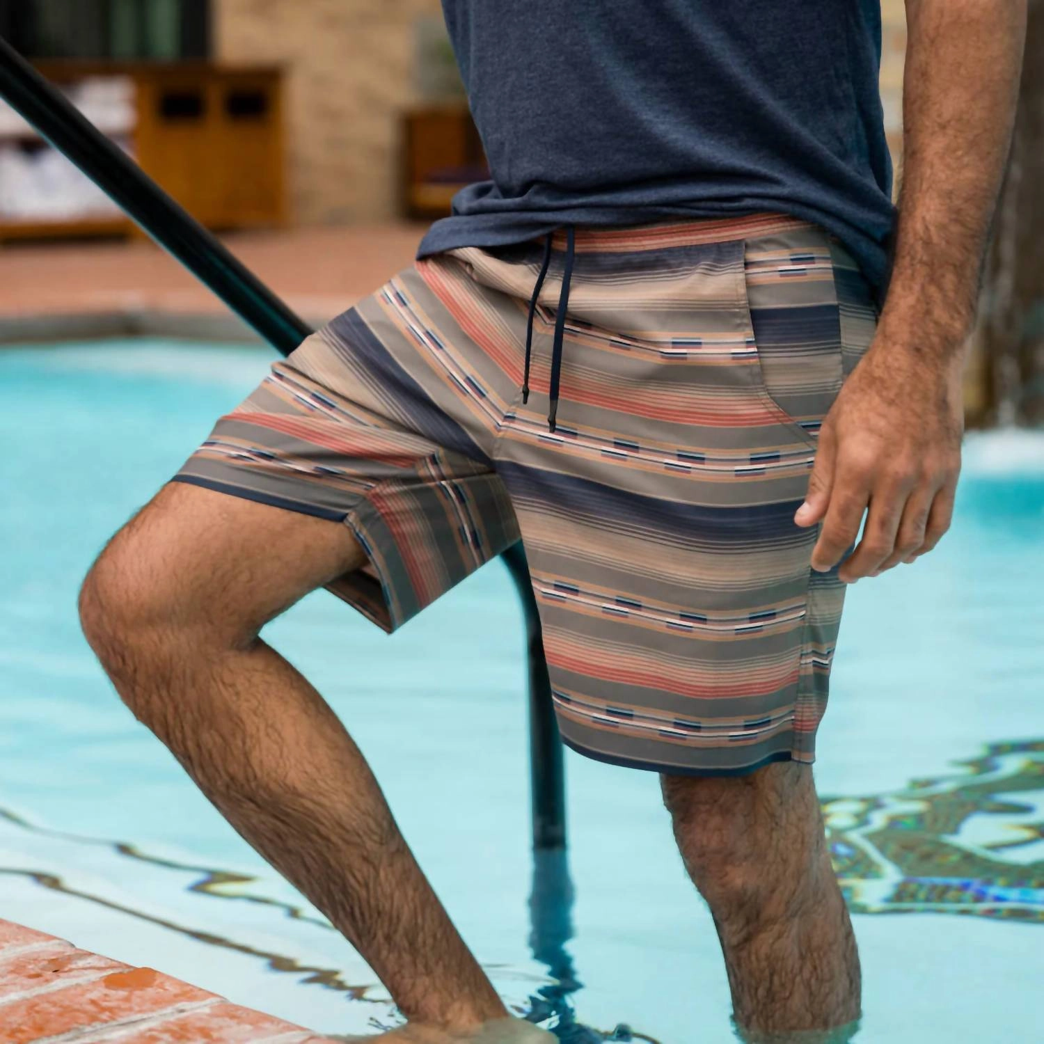 Serape Swim Shorts In Tejas