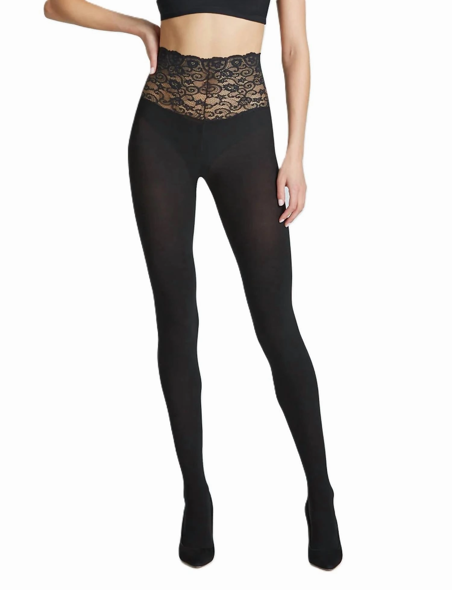Sexy Ultimate Opaque Tight In Black