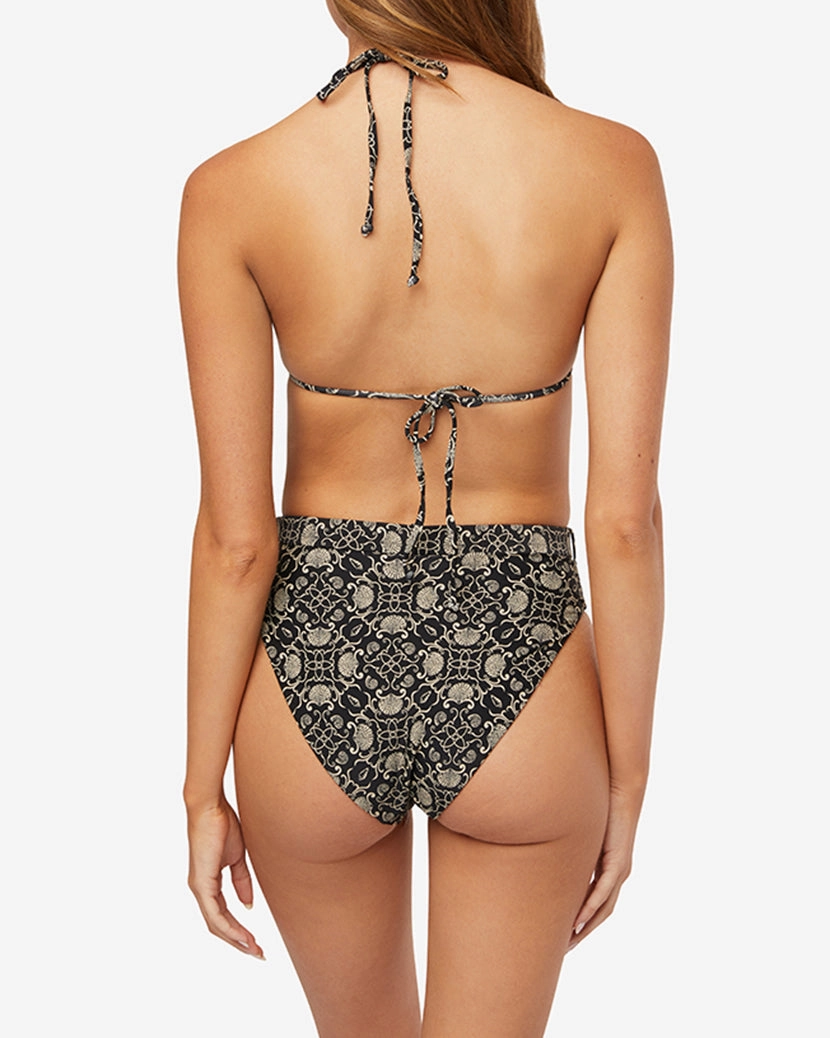 Shell Cross Front Halter Top