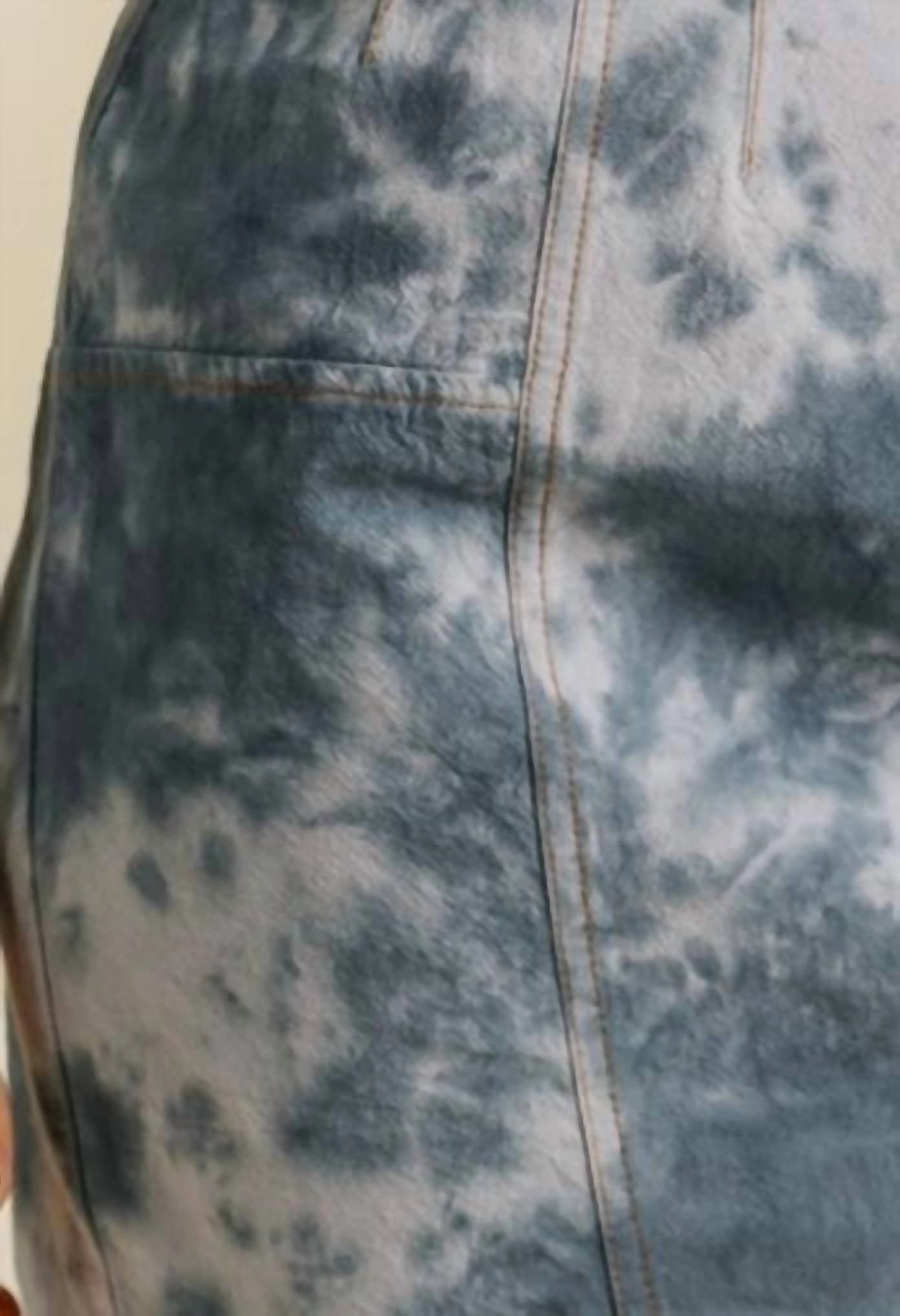 Short Skirt In Tie Dye
