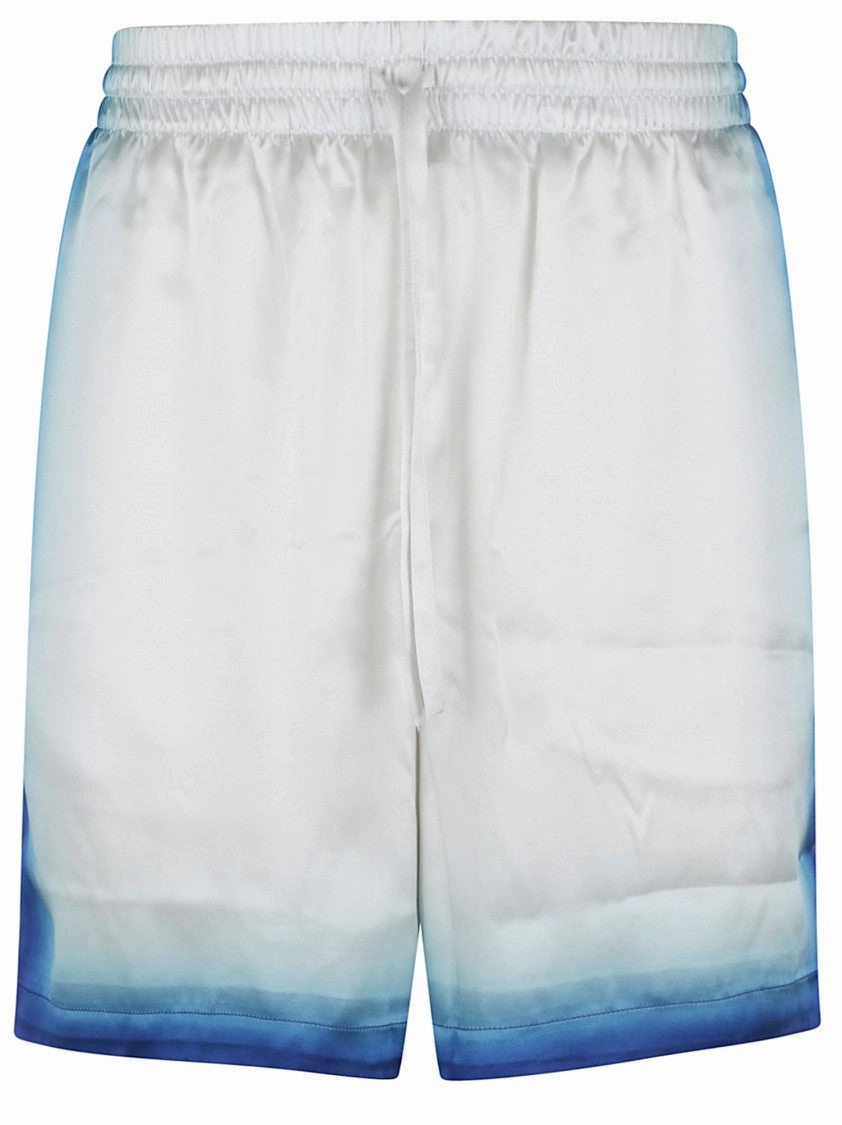 Silk Satin Drawstring Shorts