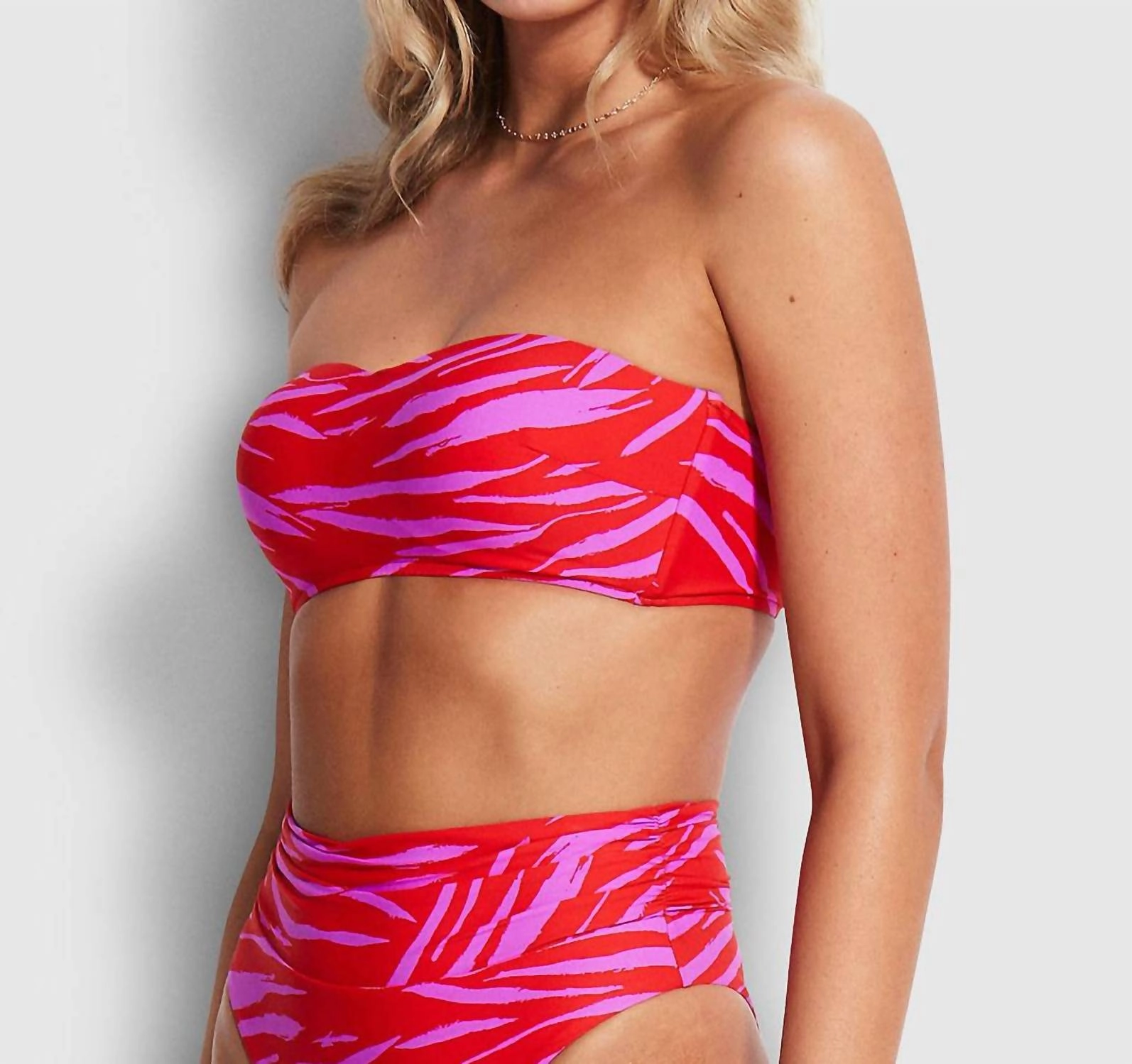 Skin Deep Bustier Bra In Mandarin
