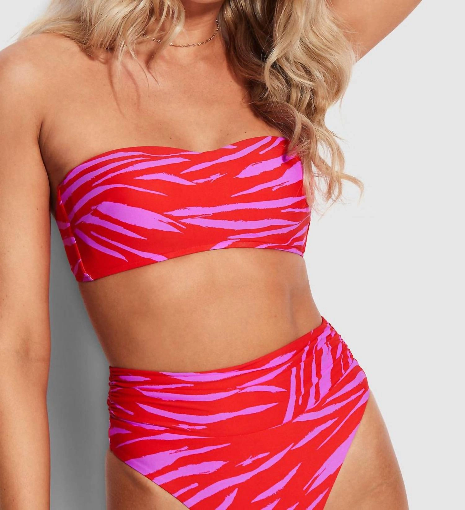 Skin Deep Bustier Bra In Mandarin