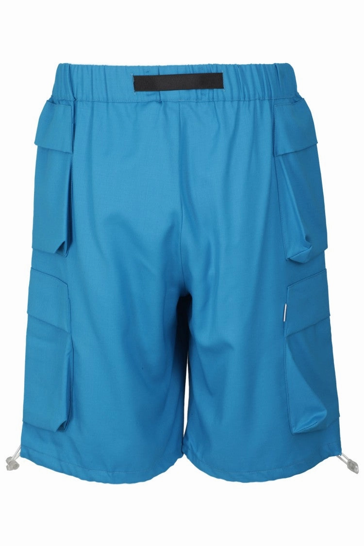Sky-Blue Cargo Fit Pants