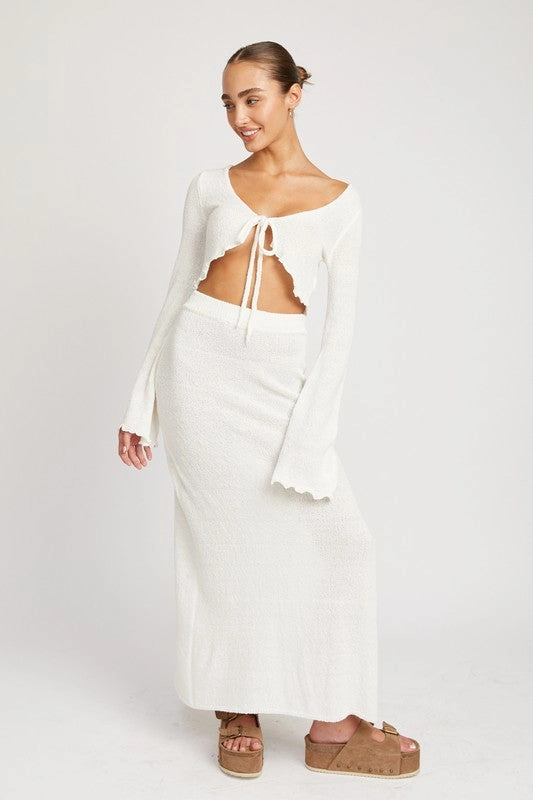 Skyline Knit Midi Skirt
