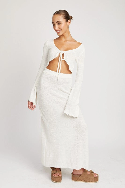 Skyline Knit Midi Skirt