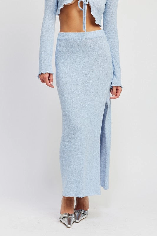 Skyline Knit Midi Skirt