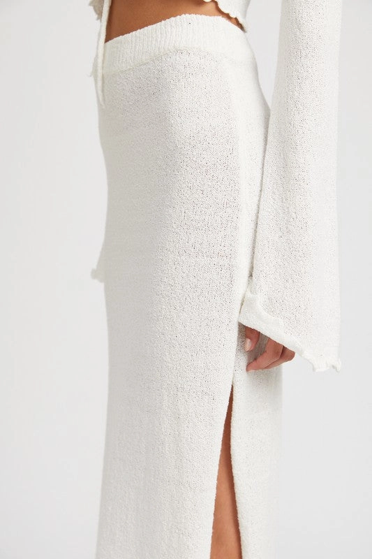 Skyline Knit Midi Skirt