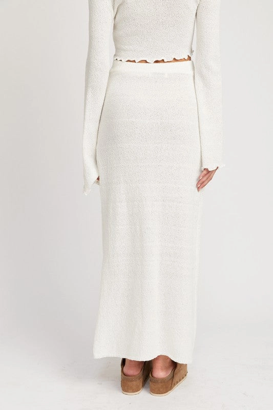 Skyline Knit Midi Skirt