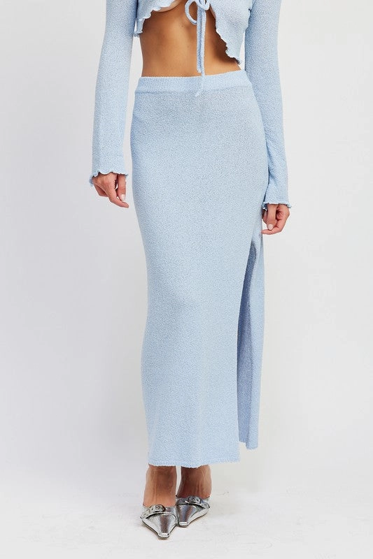 Skyline Knit Midi Skirt