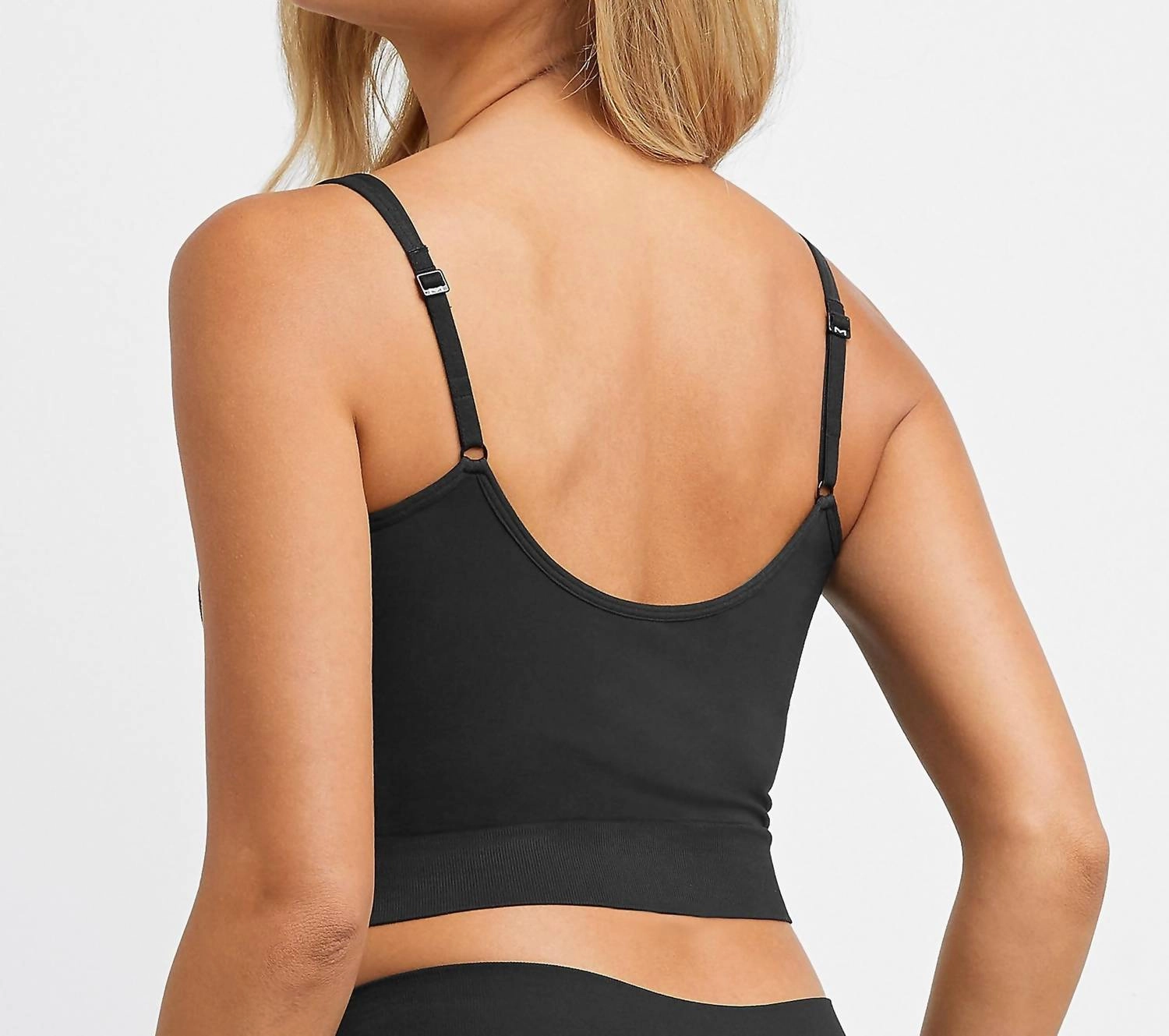 Smoothing Seamless Cropped Cami In Black
