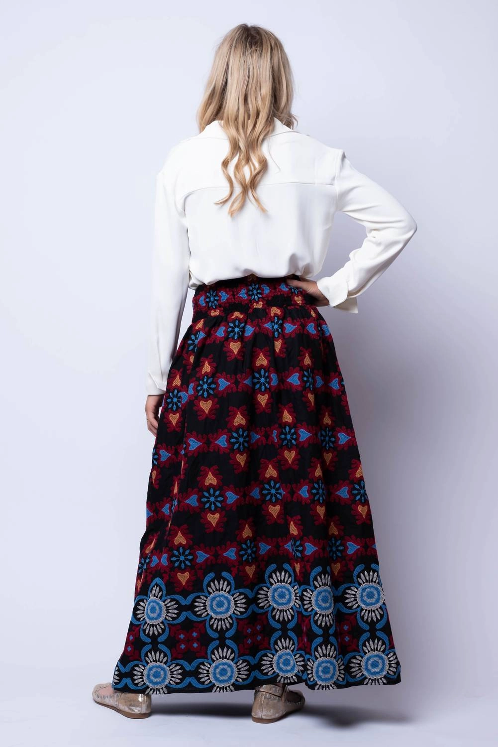 Solace Skirt In Black Multi