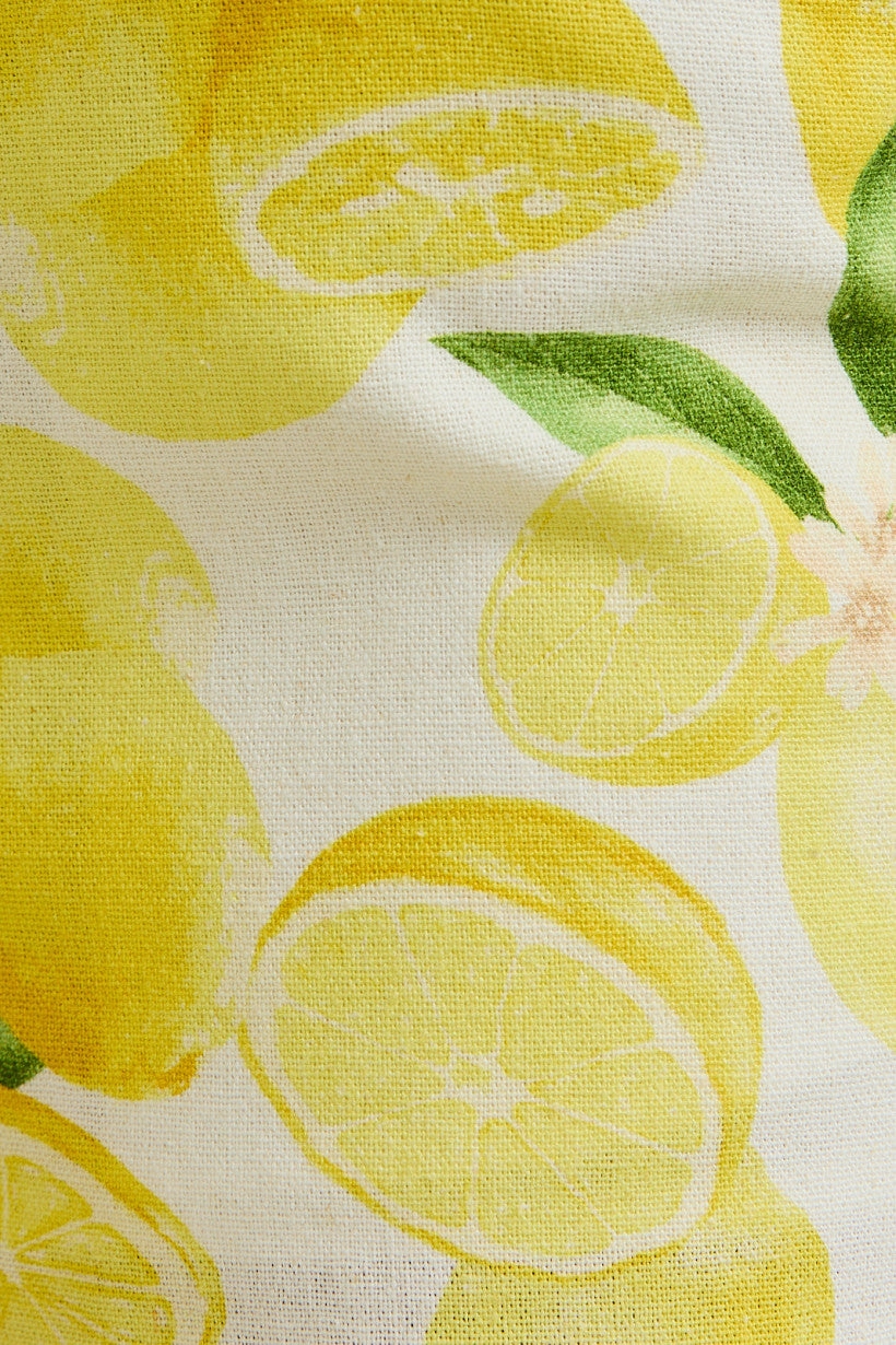 Sorrento Lemon Linen Shorts