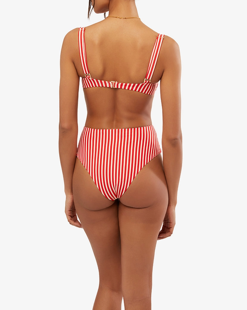 Sorrento Stripes Bikini Top