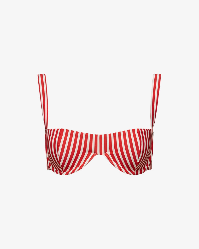 Sorrento Stripes Bikini Top