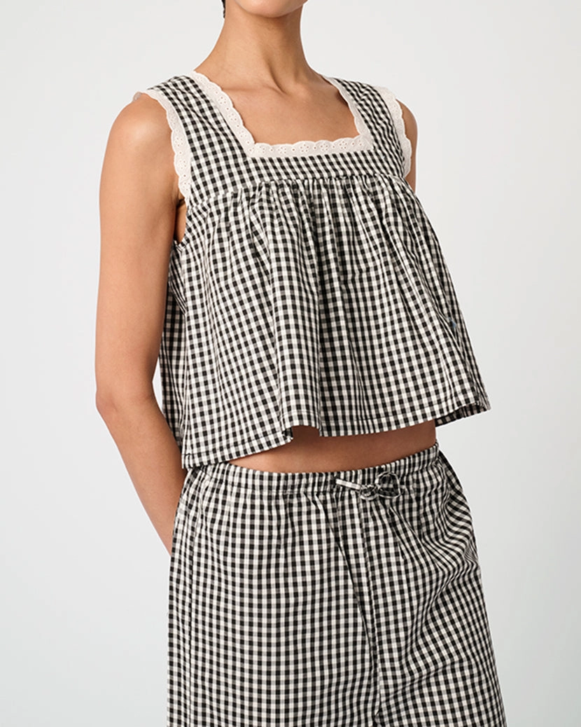 Square Neck Baby Doll Top