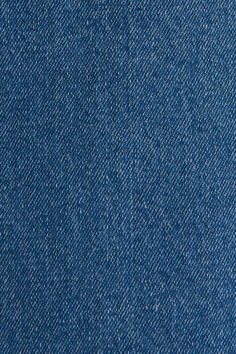Stitched Denim Mini Dress