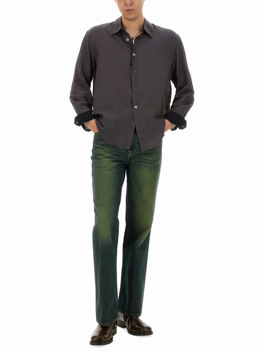 Straight Leg Jeans With 70S Cut