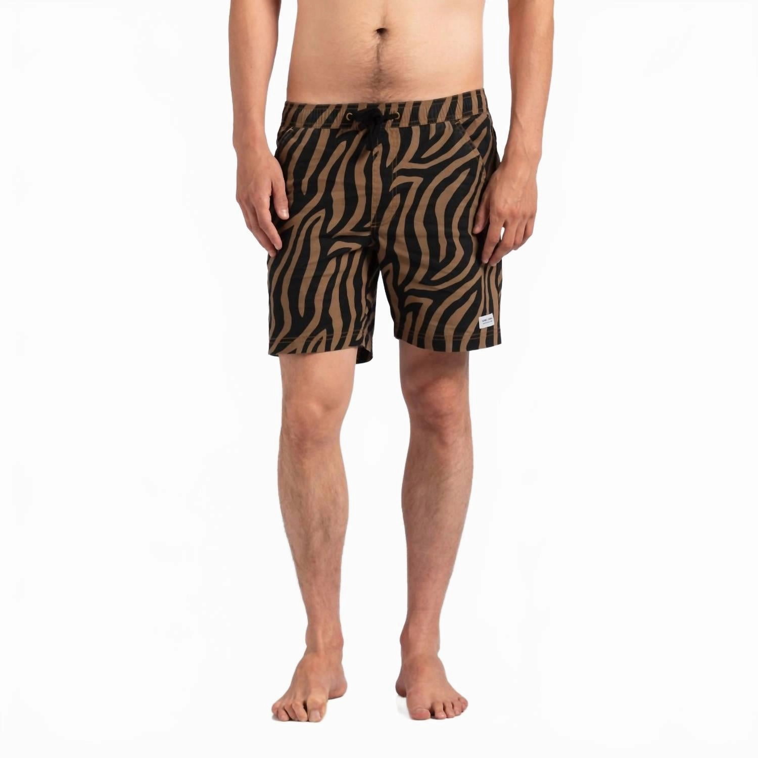 Stranger Elastic Boardshort In Clay