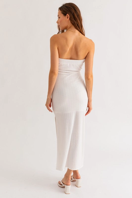 Summer In Capri Front Tie Midi Dress - Large