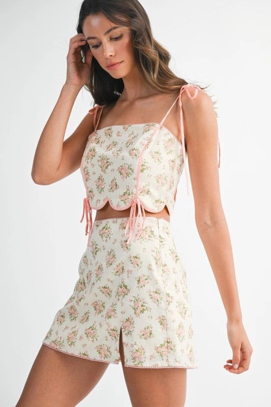 Summer in Provence Crop Top