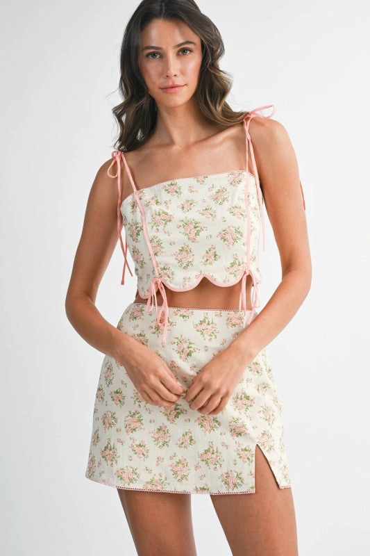 Summer in Provence Crop Top