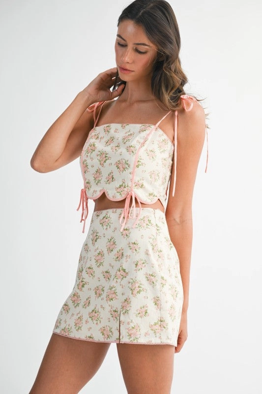 Summer in Provence Crop Top