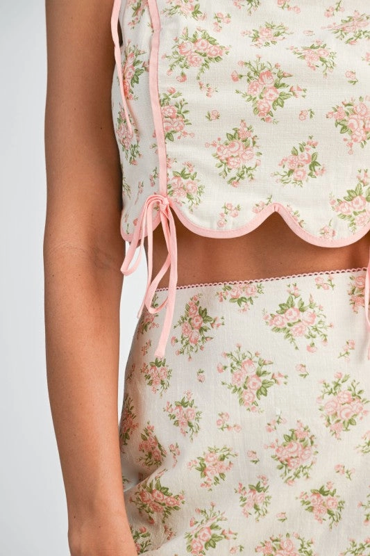 Summer in Provence Crop Top