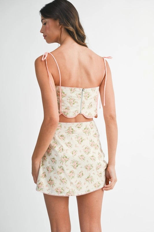 Summer in Provence Crop Top