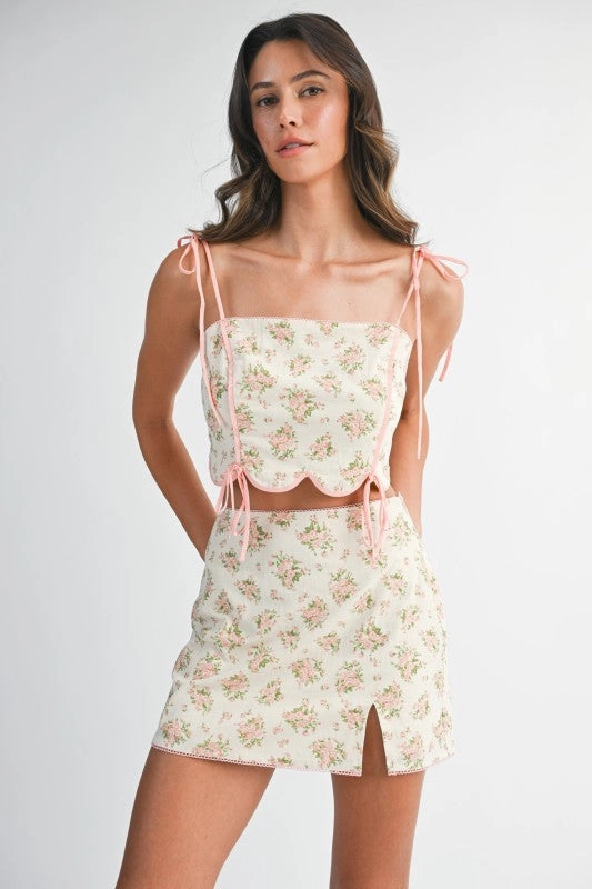 Summer in Provence Crop Top