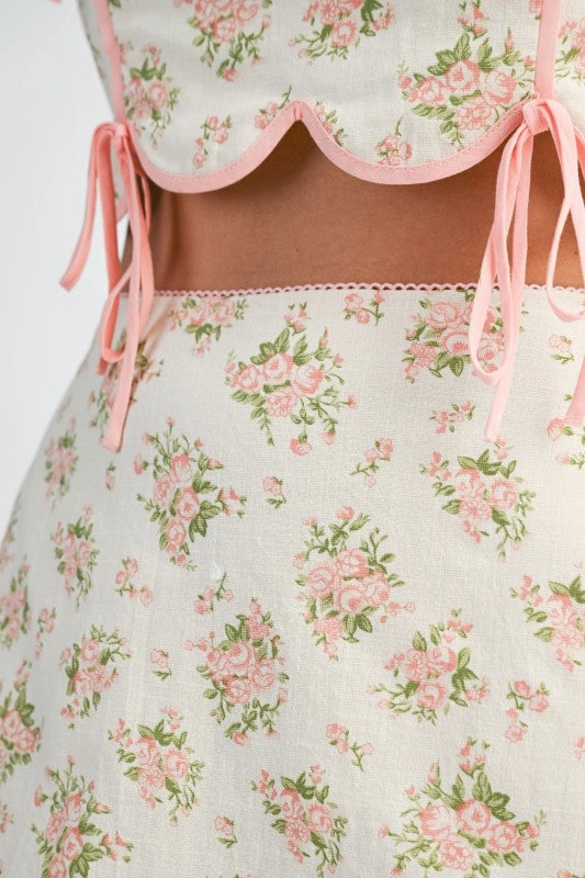 Summer in Provence Mini Skirt