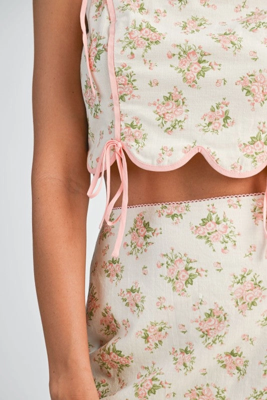 Summer in Provence Mini Skirt