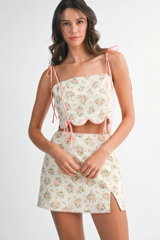 Summer in Provence Mini Skirt