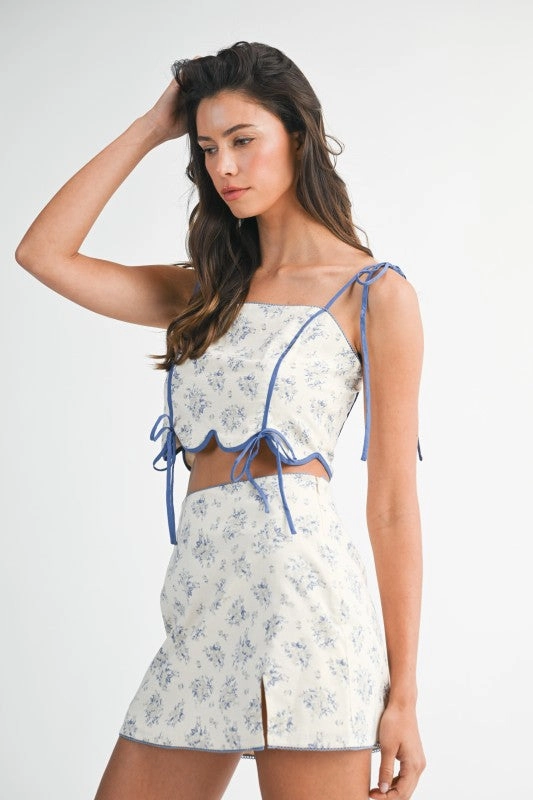 Summer in Provence Mini Skirt