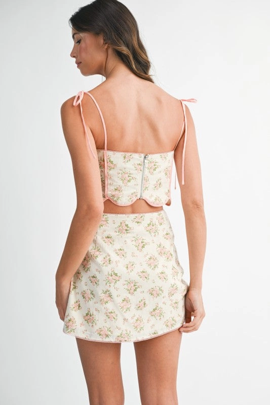 Summer in Provence Mini Skirt