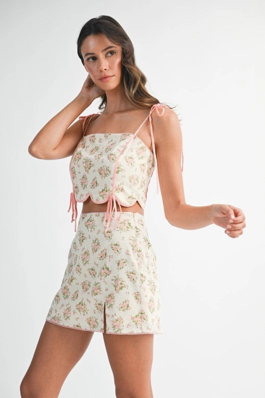 Summer in Provence Mini Skirt
