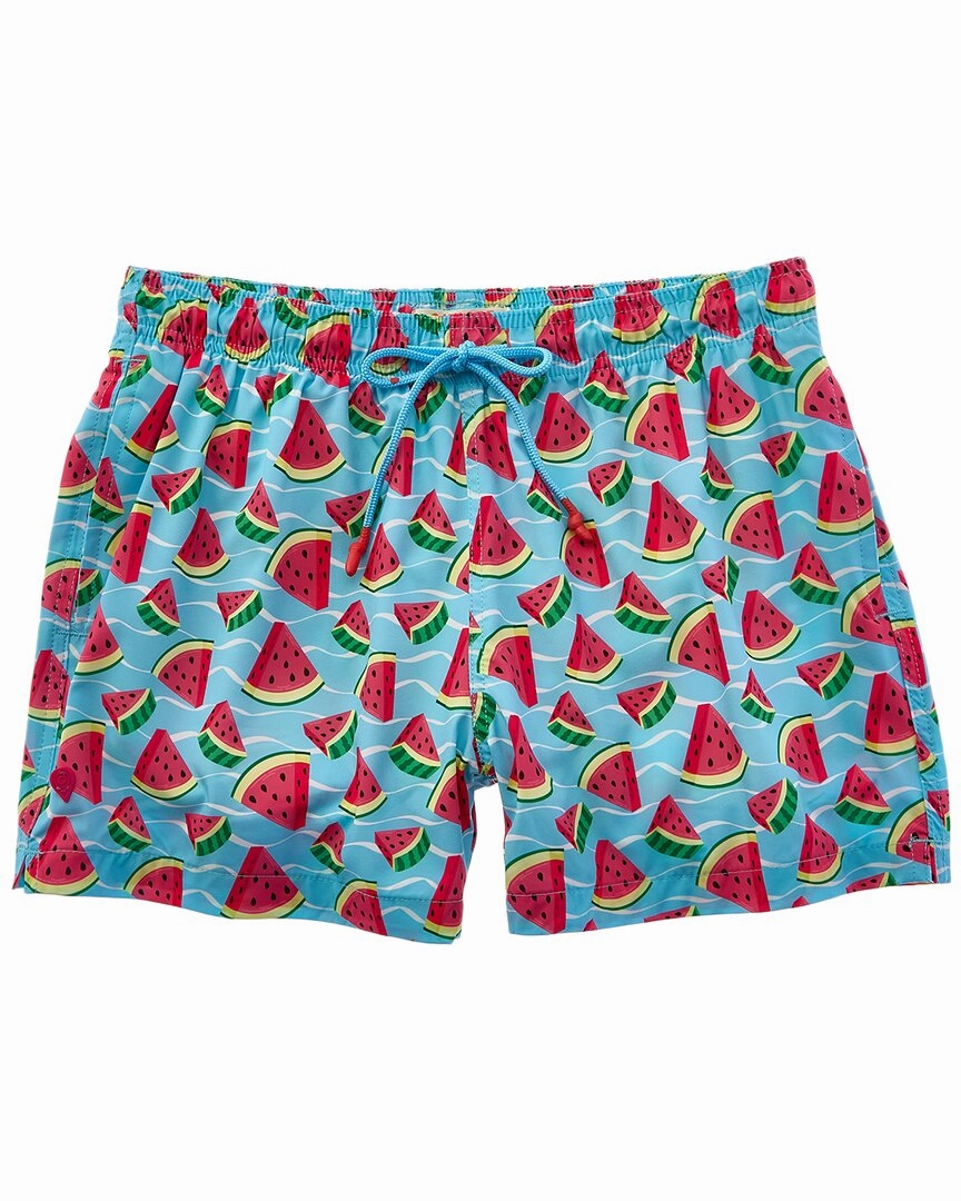 Sunset and Vine Microfiber Woven Printed Swim Trunk