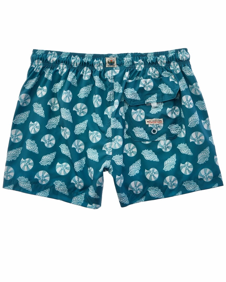 Sunset and Vine Microfiber Woven Printed Swim Trunk