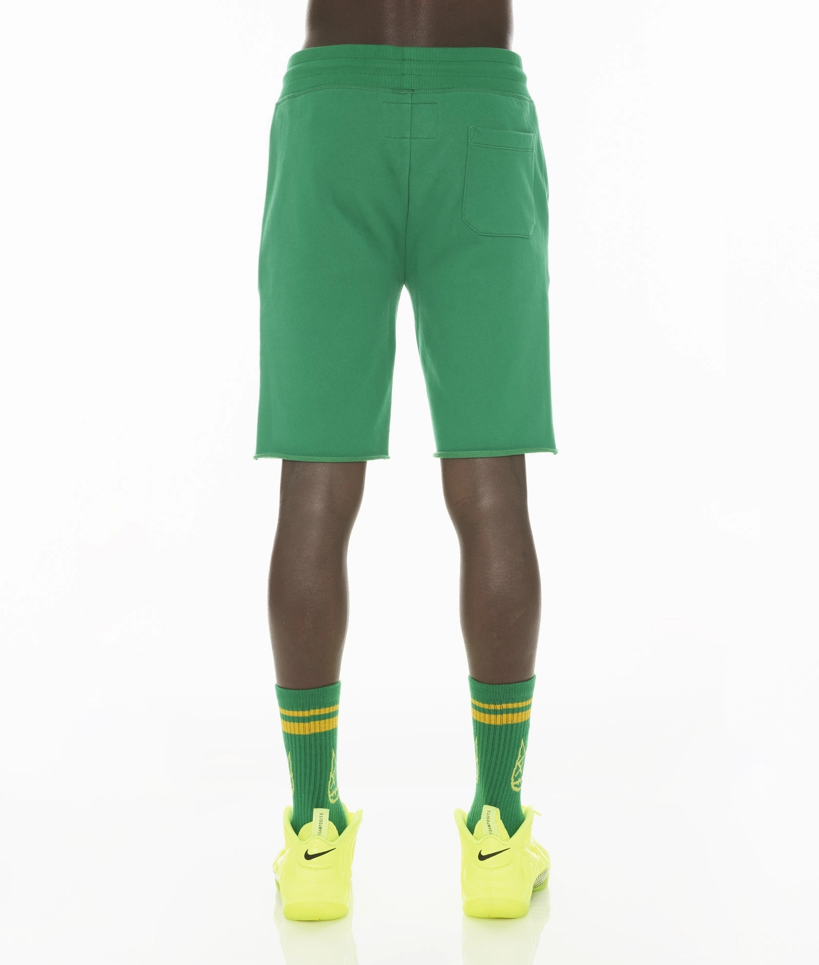 SWEATSHORT IN KELLY GREEN