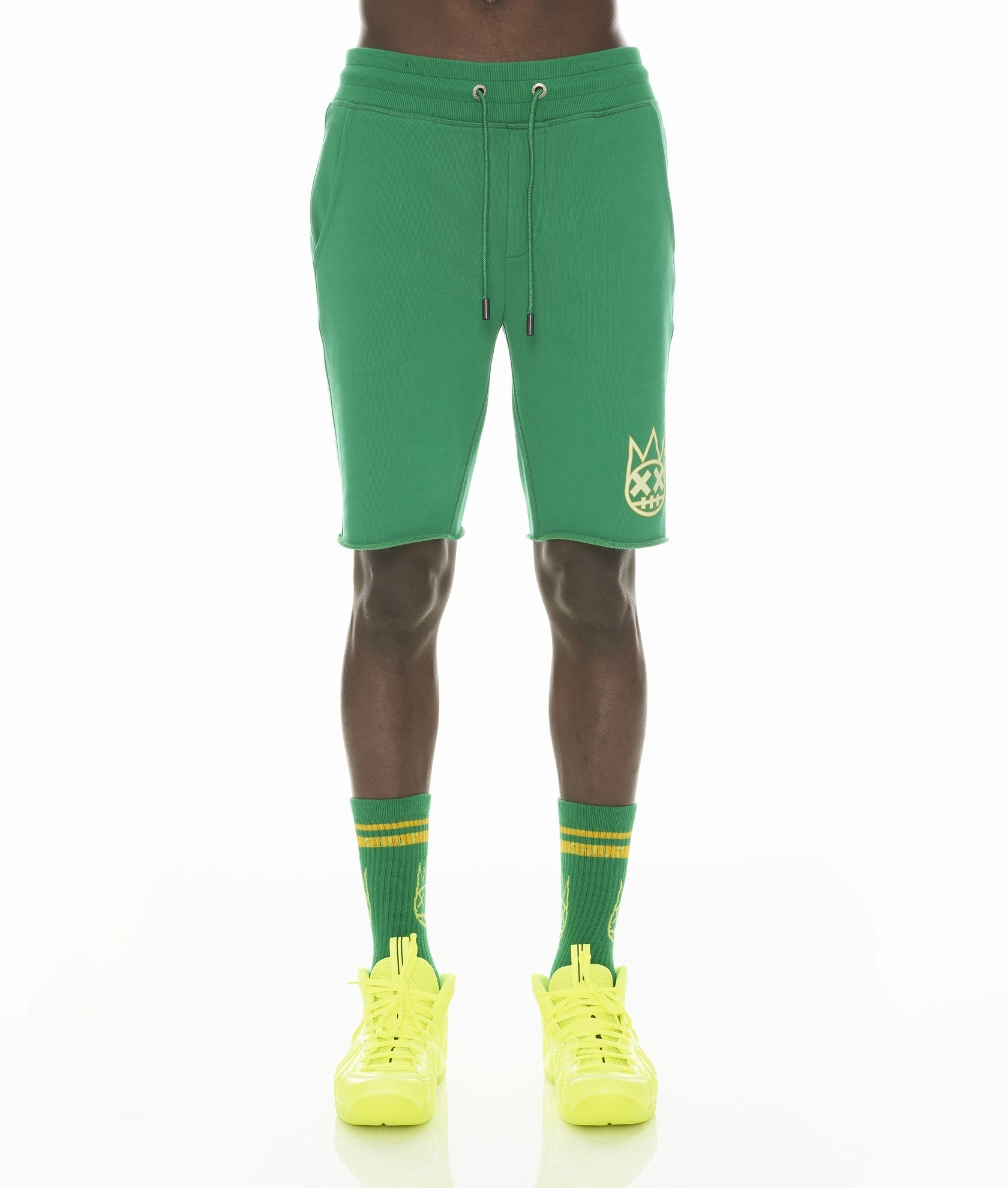 SWEATSHORT IN KELLY GREEN