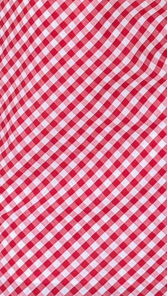 Takashi Mini Dress - Picnic Red